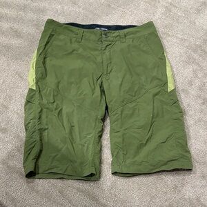 Arc'teryx Olive Cargo Shorts